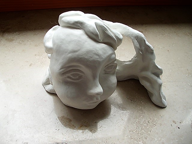 Modelliermasse, Glas, 11x6x7, 2017