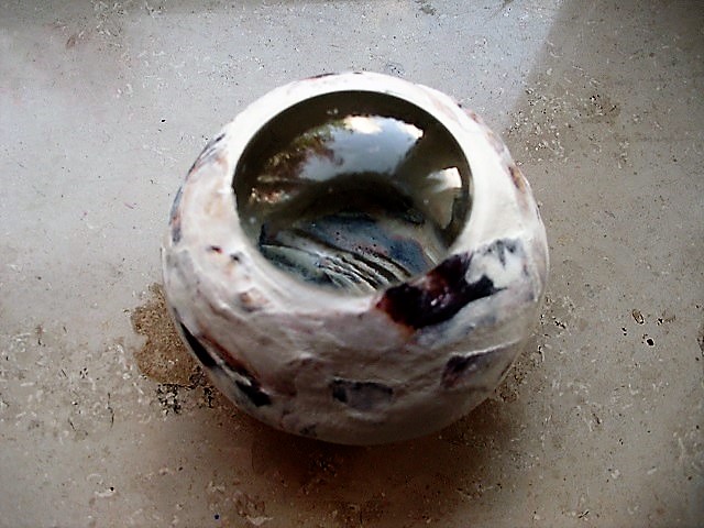 Modelliermasse, Glas, Papier, 7x7x4, 2017