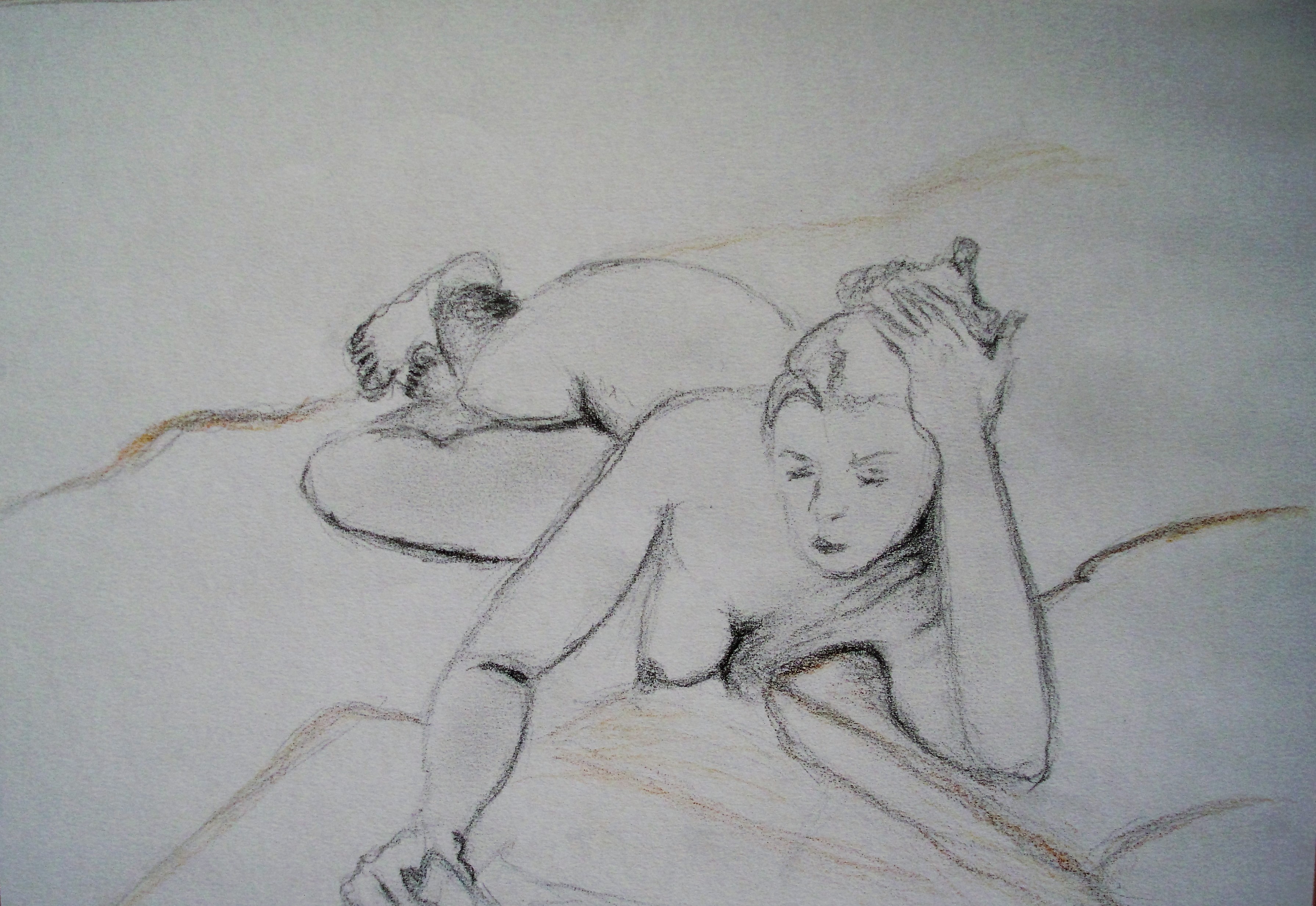 Blei- Buntstift, 25x20, 2015