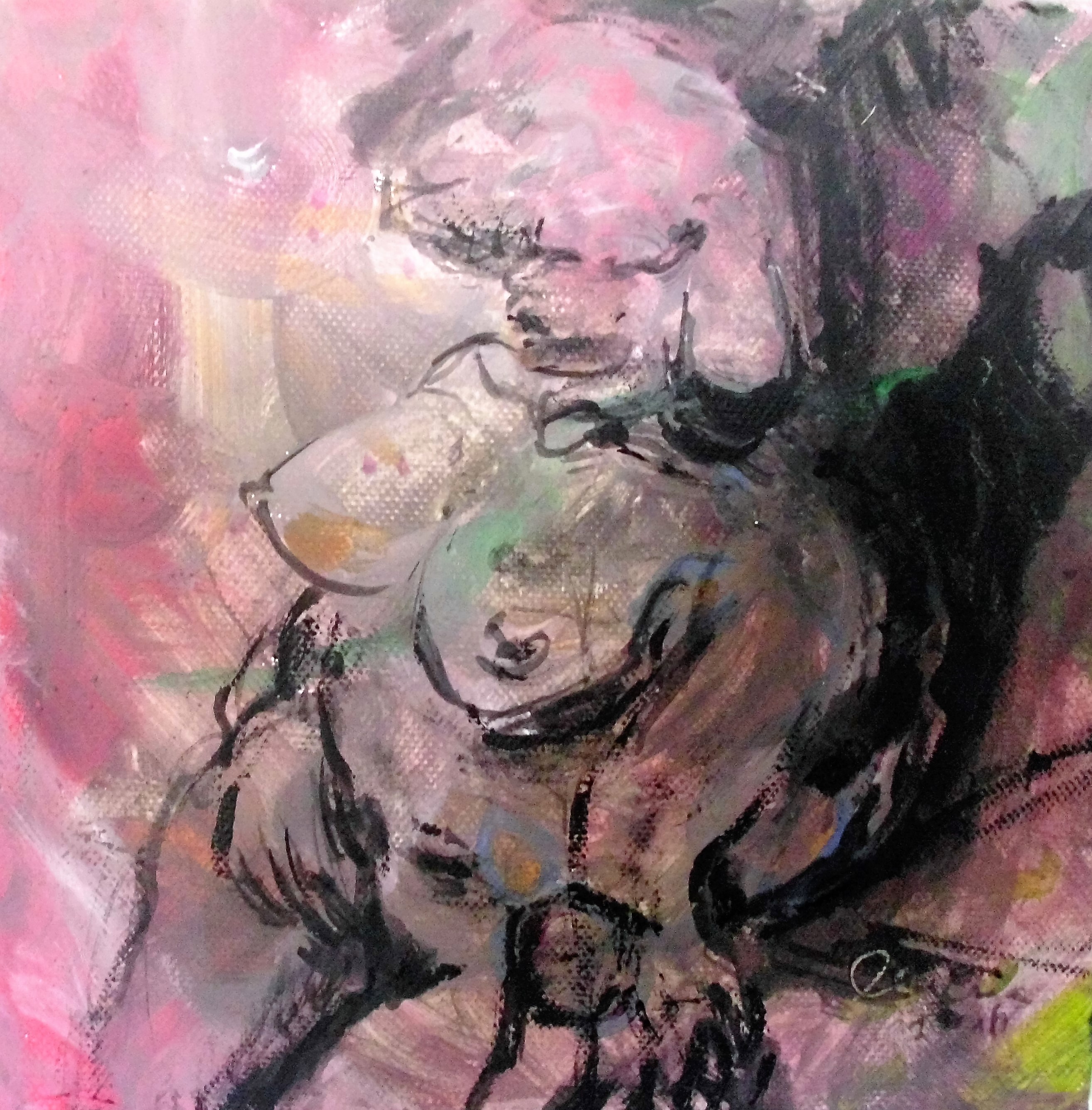 "Rosa", Acryl/Leinwand, 20x20, 2016