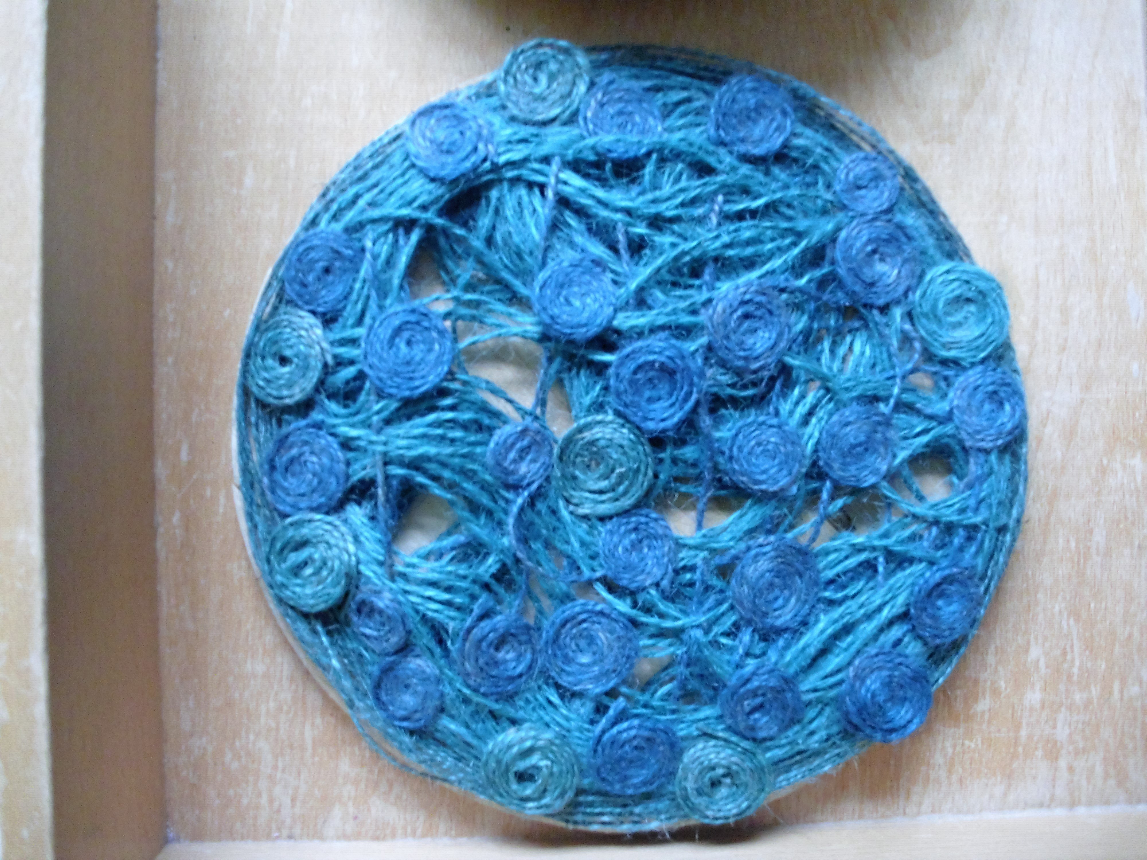 "1", Jutefaden, Durchmesser (Kreis) 20cm