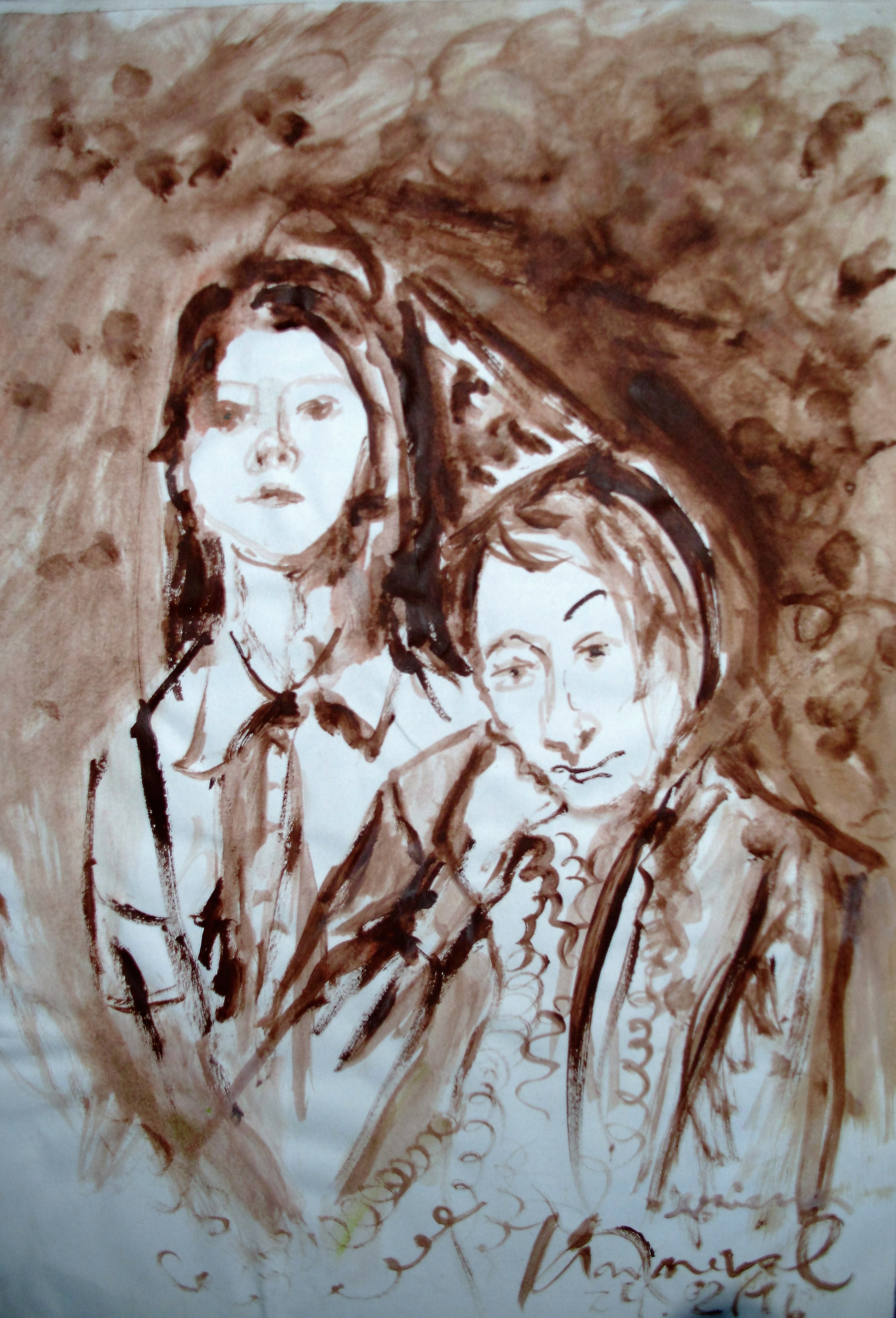 "Karneval", Acryl/Papier, 20x30, 2016